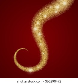 background of gold shine light. Stock vector
