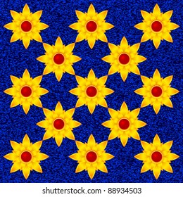Background with gold stars