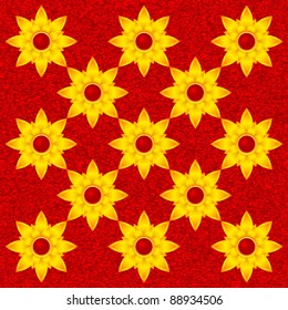 Background with gold stars