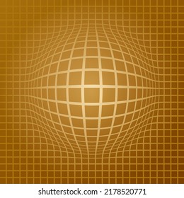 background of golden geometric pattern