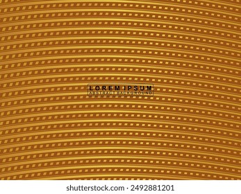 Background with golden geometric pattern. Luxury golden wave background. 3d Gold Texture. perfect for, banners, web, covers, wallpapers, magazines, banners, etc.