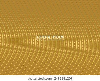 Background with golden geometric pattern. Luxury golden wave background. 3d Gold Texture. perfect for, banners, web, covers, wallpapers, magazines, banners, etc.