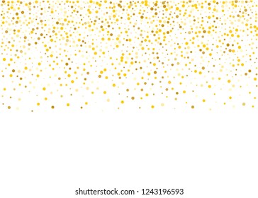 Golden Stars Border Isolated White Background Stock Vector (Royalty ...