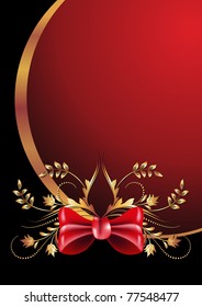 Background with golden ornament for various design artwork