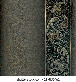 background with golden pattern