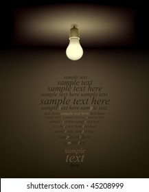 Background for Good Idea. Vector File -  contains Gradient mesh