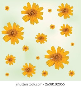 A background of gorgeously blooming flowers.