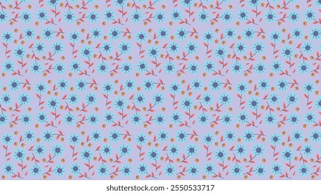 Background Graceful Botanical Motifs for Modern Look