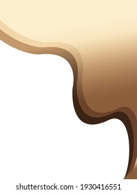 The background gradations chocolate