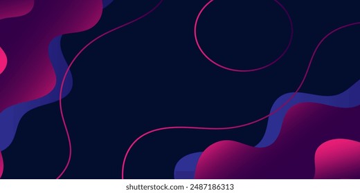 background gradient abstract cover annual report social media post poster card business wedding circle Blue red Line Lines Instagram facebook Black 