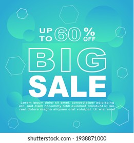 gradiente de fondo de gran venta hasta el 60%.