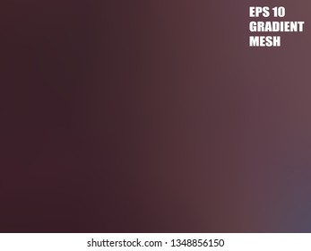 Background gradient blurry mesh abstract in burgundy, brown colors. Template for colorful banner. Transparency not. Soft colored vector illustration in EPS10. Free editable.