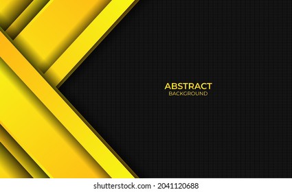 Estilo abstracto de diseño amarillo brillante degradado de fondo