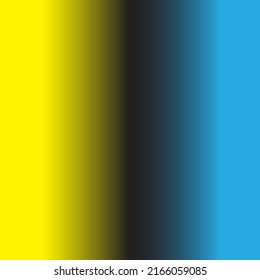 Background Gradient Color in Between Yellow, Black and Blue. Creative Wallpaper
