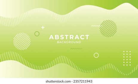 Background gradient color Green. design with liquid shape and line. Abstract gradient