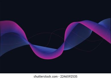 imagen de línea de color de gradiente de fondo