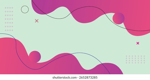 Background gradient color Red Purple. design with liquid shape and line. Abstract gradient
