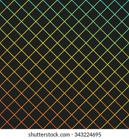Background with gradient colored diagonal lines