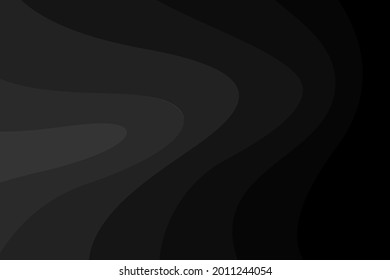 background with gradient curve design with the black theme. vector illustration