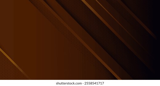 The background is a gradient and also has black stripes on a brown background. looks elegant and simple.