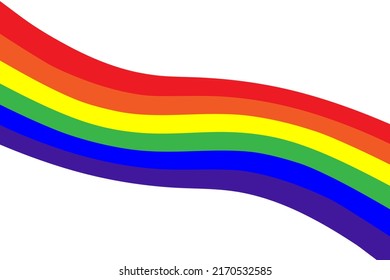 Background gradient of LGBTQ flag. Pattern equality freedom in illustration.