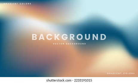 Background Gradient Modern Brown Blue Orange Pastel Color wallpaper backdrop vibrant