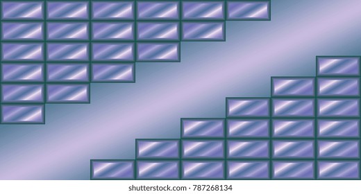 background of gradient rectangles of bluish color