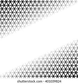 Background with gradient of triangle shaped grid
