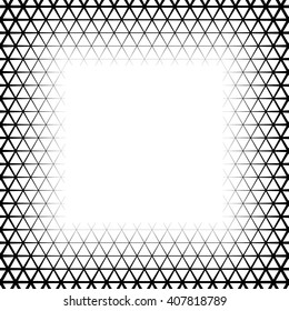 Background with gradient of triangle shaped grid
