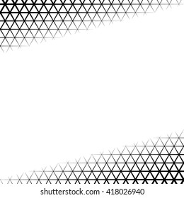 Background with gradient of triangle shaped grid