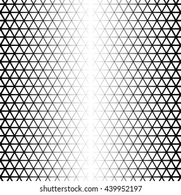 Background with gradient of triangle shaped grid