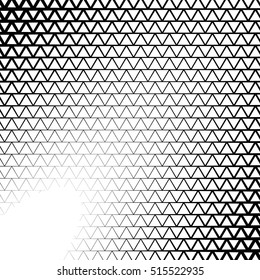 Background with gradient of triangle shaped grid