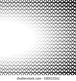Background with gradient of triangle shaped grid