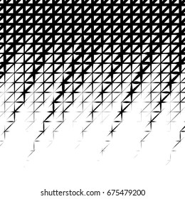 Background with gradient of triangle shaped grid