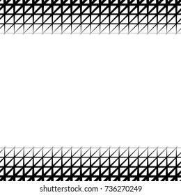 Background with gradient of triangle shaped grid