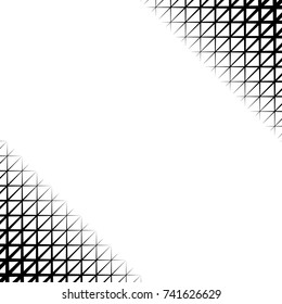 Background with gradient of triangle shaped grid