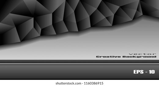 background of gradient triangles