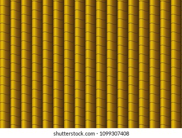 The background gradients in gold, shaped like tiles.