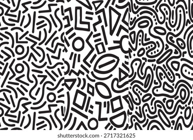 Fondo de graffiti negro patrón abstracto 4.