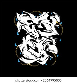 Background graffiti vector file stock