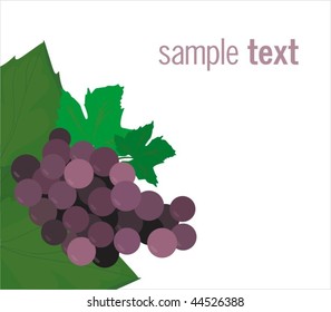 Background with grapes