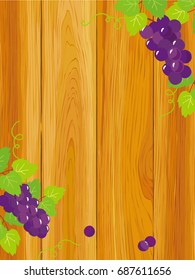 background with grapes