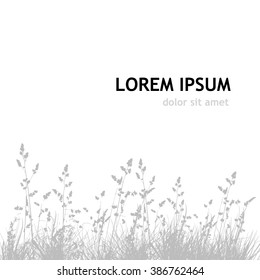 background grass. Vector