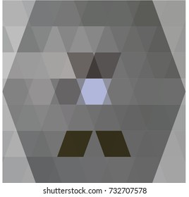 The background is gray. abstraction