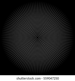 background gray balls on a black background. vector illustration for web design.