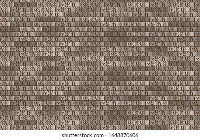 Background gray brown numbers abstraction of the Internet