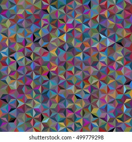 Background of gray geometric shapes. Seamless mosaic pattern. Vector illustration