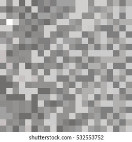 background gray pixels, the pattern of the gray squares with different shades, vector camo