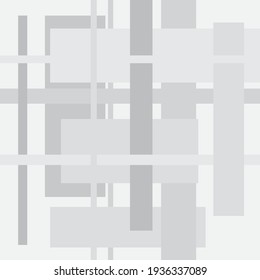 The background is gray with a texture of cells, squares and stripes in geometric shapes. Template for cover or web page.
