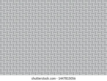 Background of gray tiles with volume.